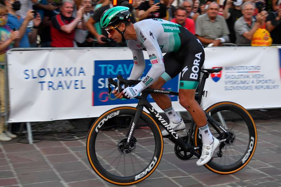 Sagan na pretekoch Okolo Slovenska v roku 2021.