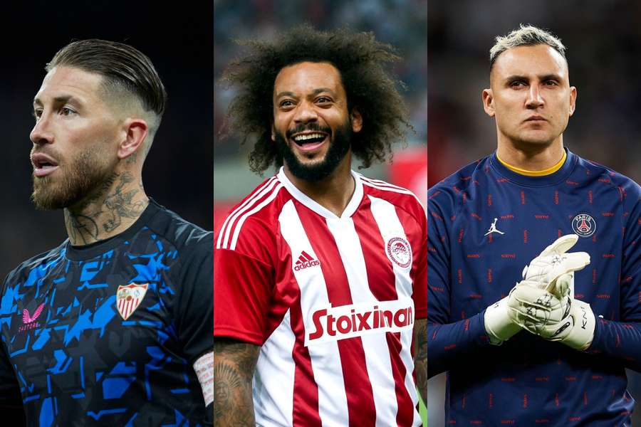 Sergio Ramos, Marcelo și Keylor Navas, cândva jucătorii Realului, 