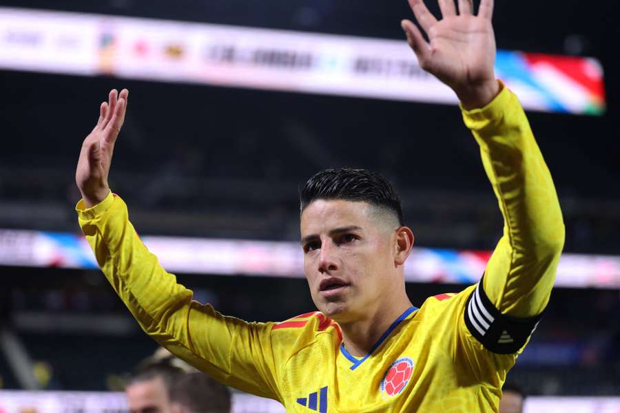 James, goleador con Colombia James, goleador con Colombia