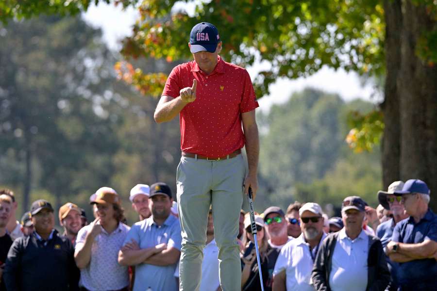 Keegan Bradley scored the vital point to lift the trophy