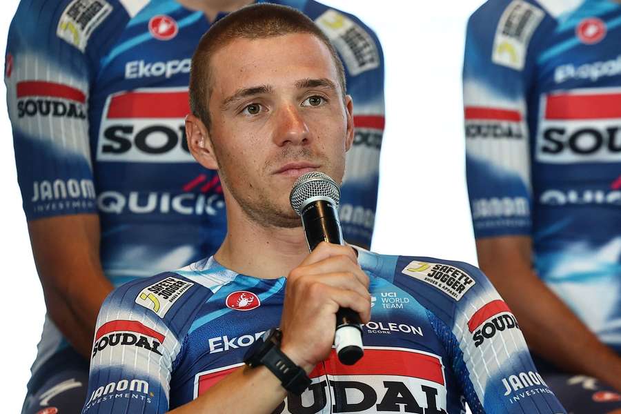 Remco Evenepoel, liderul echipei belgiene Soudal-Quick Step