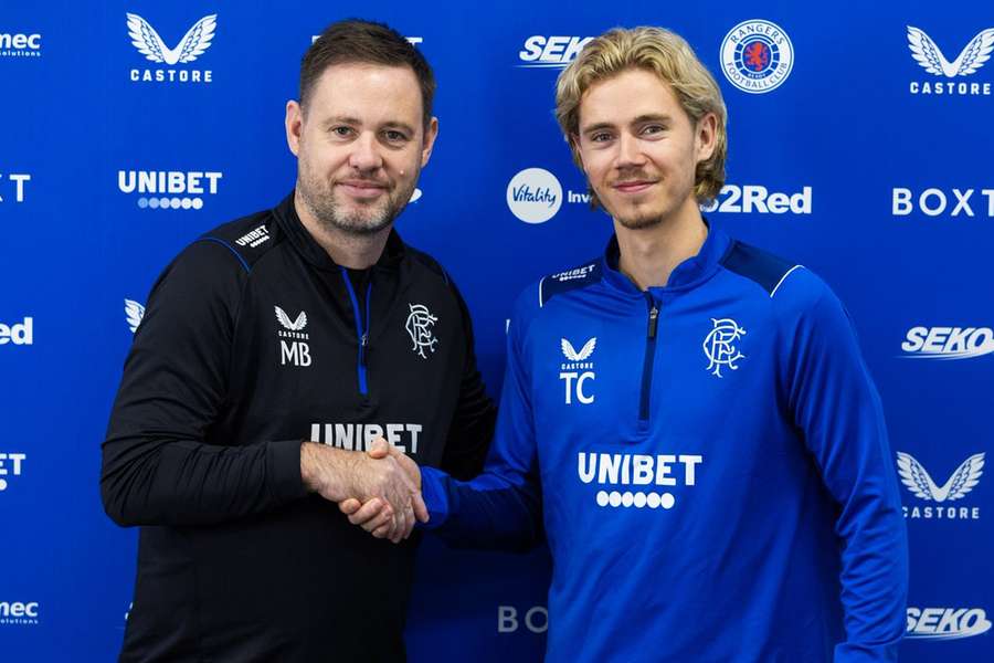 The 24-year-old becomes Rangers boss Mick Beale's first signing