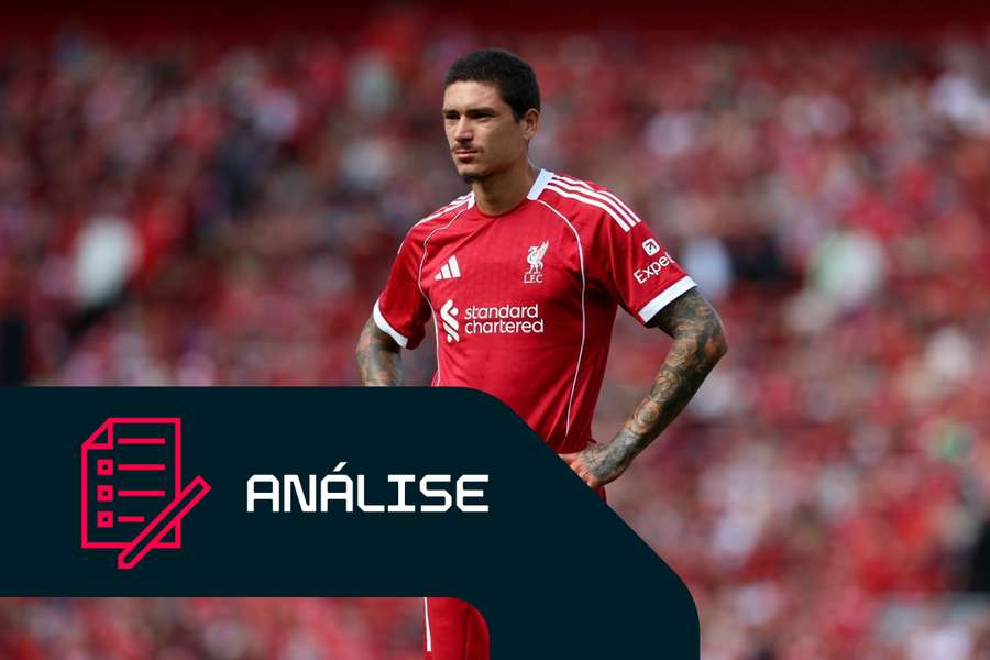 Darwin deixou o Liverpool sem cumprir o esperado