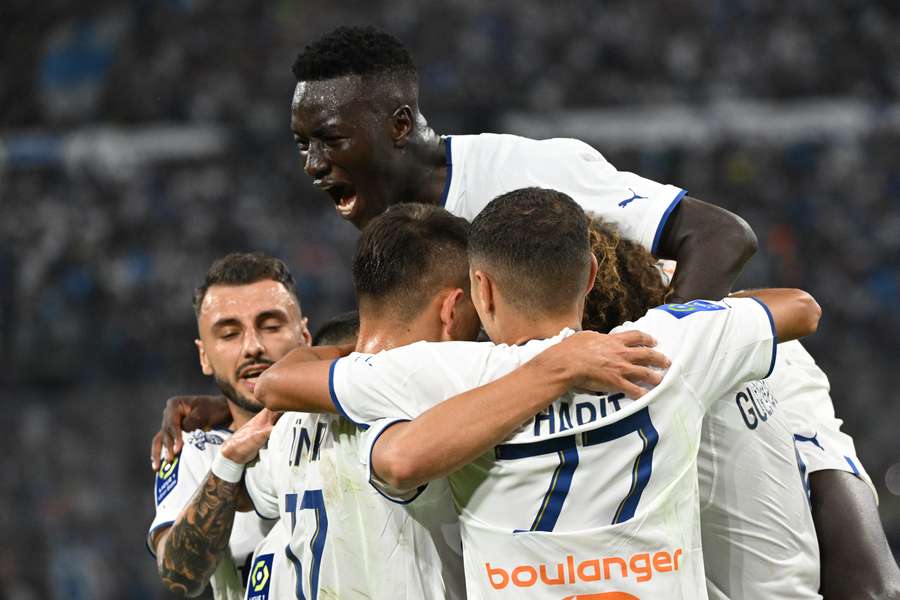 Marseille sit level on points with table toppers PSG