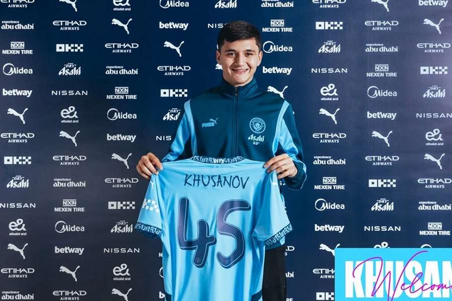 Man City boss Guardiola lays out Khusanov expectations