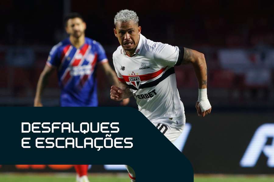 Luciano desfalca o São Paulo por suspensão