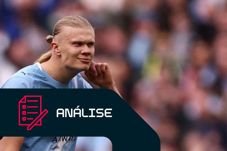 Haaland festeja no Etihad