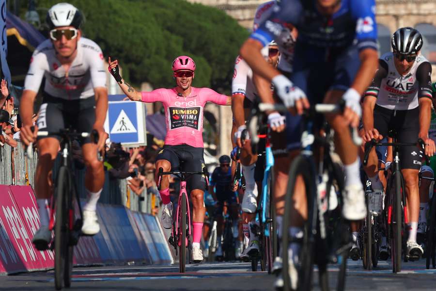 Primož Roglič har nu vundet fire Grand Tours i karrieren. Tre gange Vuelta a España og nu altså også Giro d'Italia.