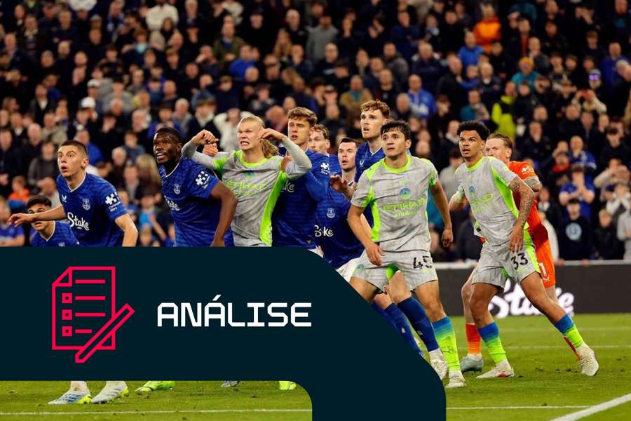 Everton e Manchester City tiveram um encontro intenso