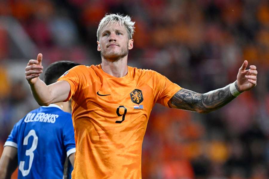 Wout Weghorst reagerer under Hollands seneste kamp. Det vides ikke om han er impliceret i sagen Wout Weghorst reagerer under Hollands seneste kamp. Det vides ikke om han er impliceret i sagen