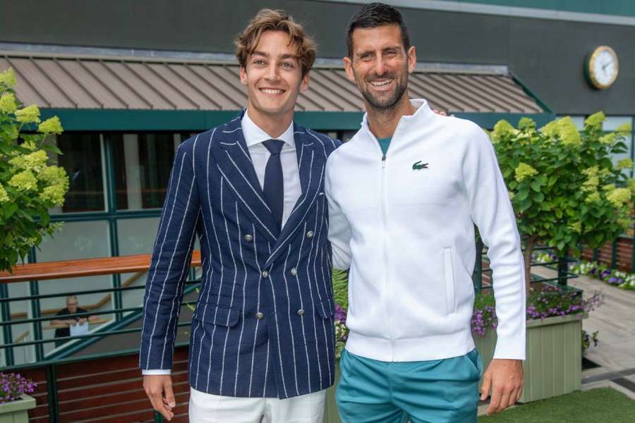 Russell e Djokovic a Wimbledon