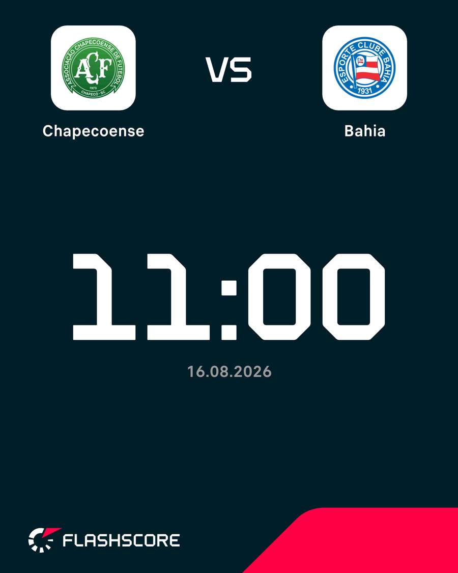 Chape está afundada na lanterna