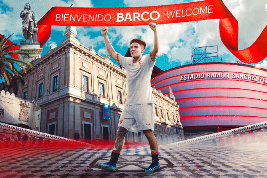 Valentín Barco, nuevo jugador del Sevilla.