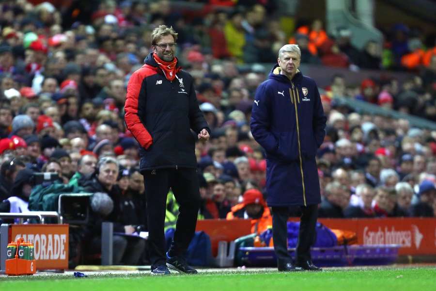 Klopp und Wenger im Jahr 2016 Klopp und Wenger im Jahr 2016