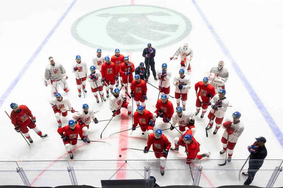 Trénink národního týmu.