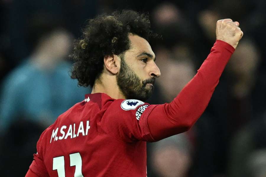 Salah fez o gol da vitória do Liverpool