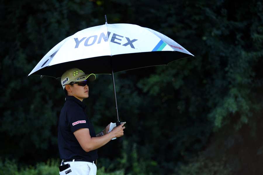 Akie Iwai in action at the Women's Canadian Open