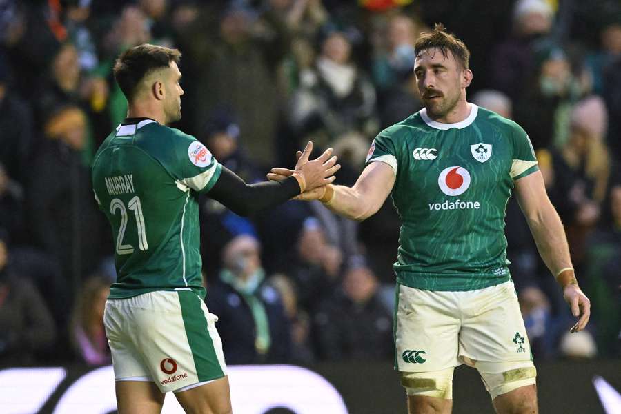 Les Irlandais à Édimbourg.