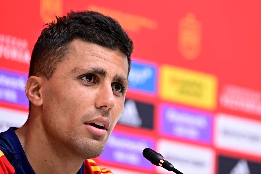 Rodri atiende a la prensa