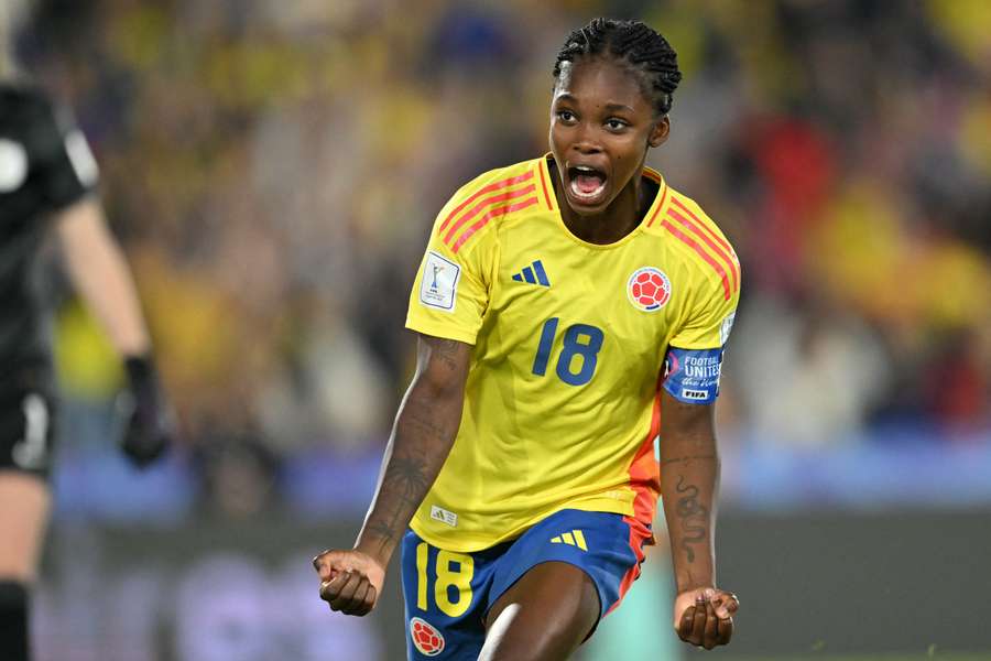 Linda Caicedo, con Colombia 