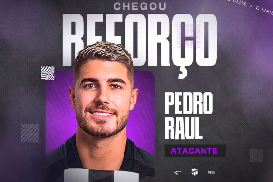 Pedro Raul é anunciado pelo Ceará