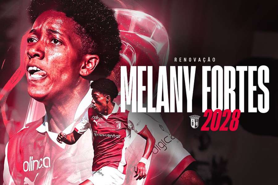 Melany Fortes renovou até 2028 Melany Fortes renovou até 2028