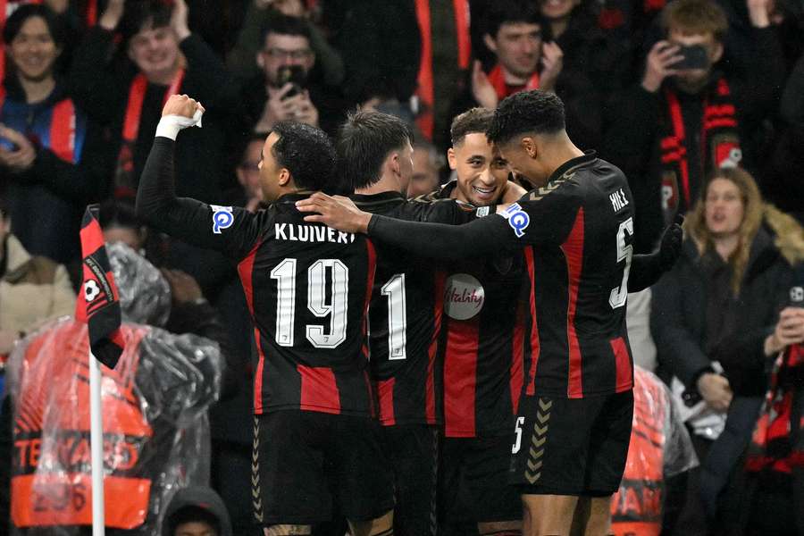 Bournemouth have won three from three in the Europa League this season