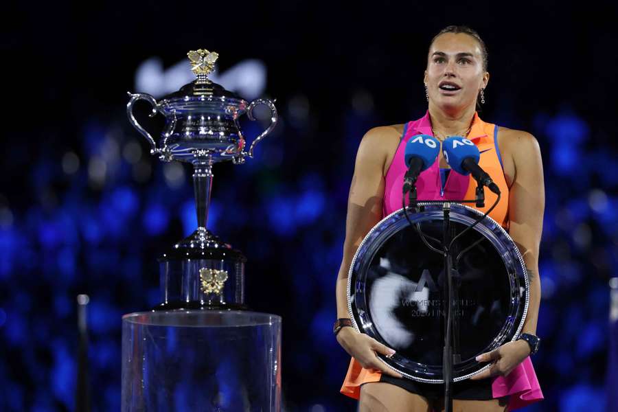 Sabalenka ficou com o vice do Australian Open pelo segundo ano seguido