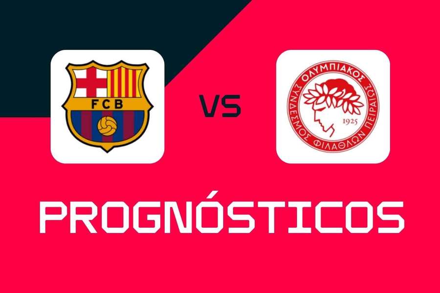 Barcelona-Olympiacos: melhores prognósticos e odds de apostas (Liga dos Campeões)