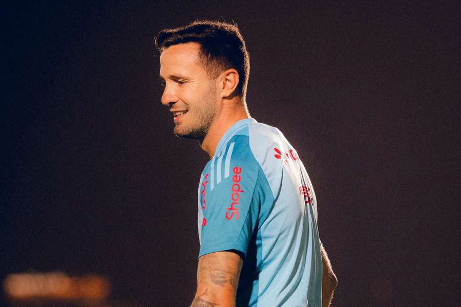 Saúl, jugador de Flamengo Saúl, jugador de Flamengo