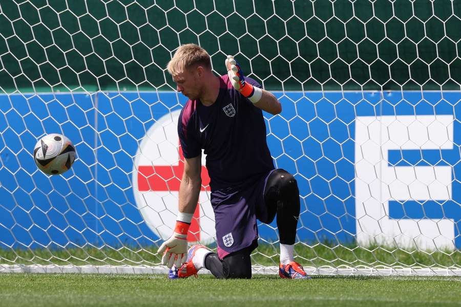 Aaron Ramsdale avec l'Angleterre.