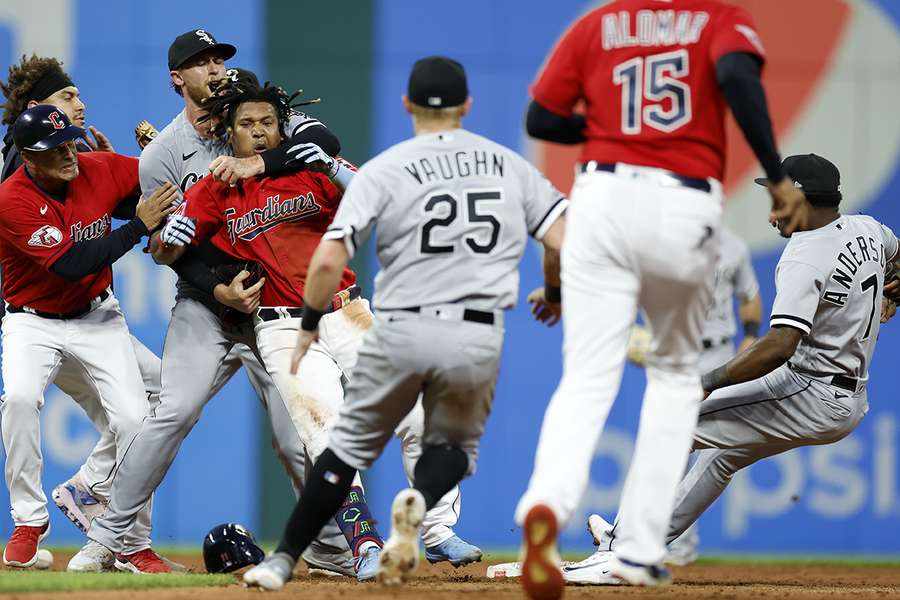 MLB suspends six for roles in White Sox and Guardians brawl