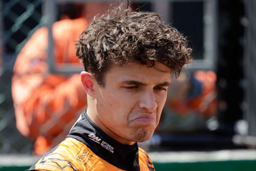 Lando Norris is currently second in the driver's standings