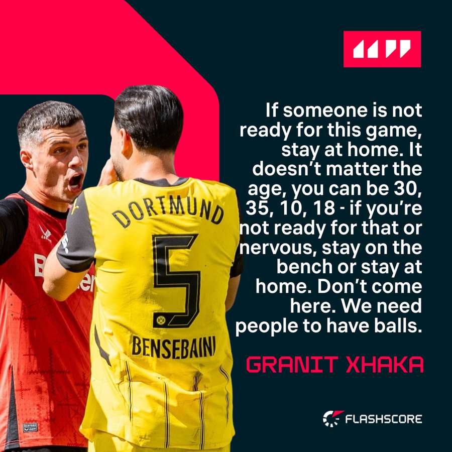 Granit Xhaka quoting