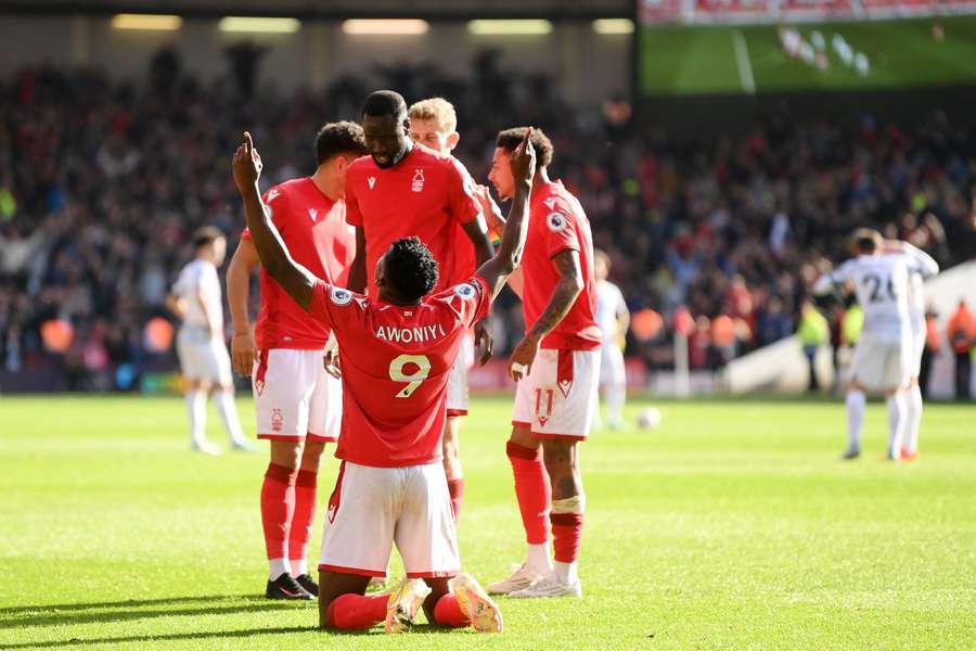 Taiwo Awoniyi was the match winner for Forest with his second-half finish