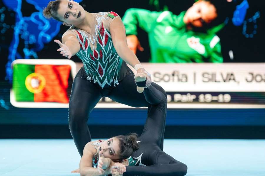 Sofia Ferreira e Joana Silva conseguiram medalha