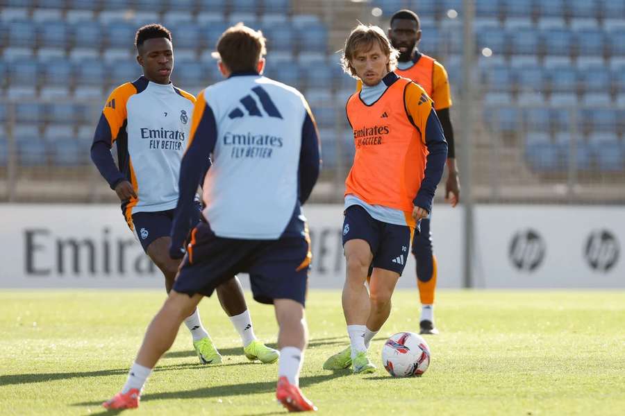 Vinicius y Rüdiger ya han entrenado con el equipo