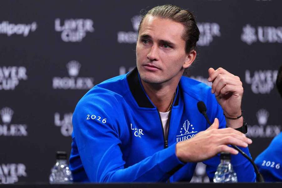 Zverev bei der Pressekonferenz vor dem Laver Cup