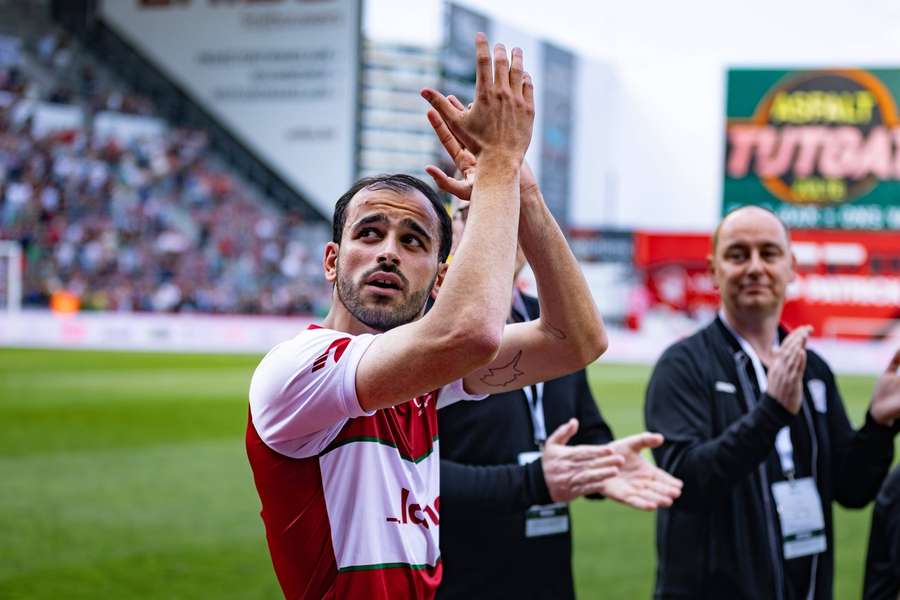 Stavros Gavriel na despedida do Zulte Waregem