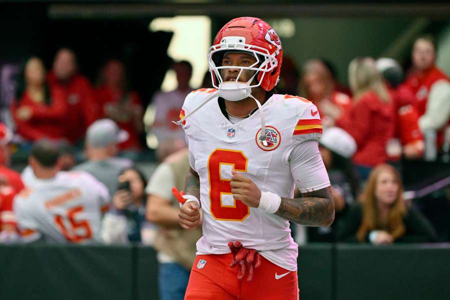 Safety Bryan Cook walks on to the field