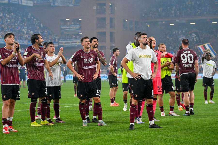 Salernitana a pierdut în fața Sampdoriei (0-2) turul barajului de menținere în divizia secundă italiană