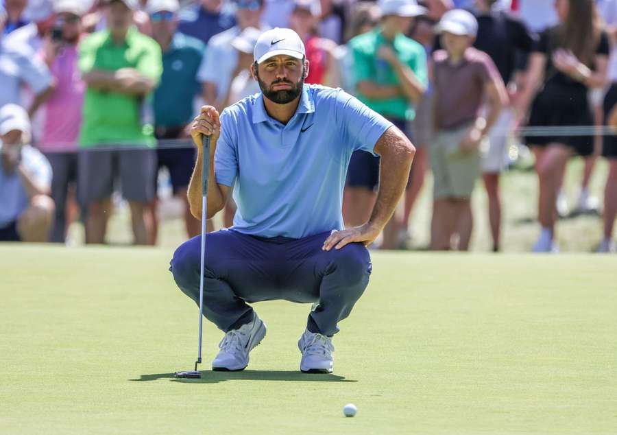 Scottie Scheffler is the world number one golfer Scottie Scheffler is the world number one golfer
