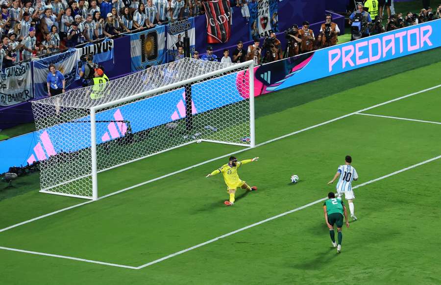 Lionel Messi scores his second of the night Lionel Messi scores his second of the night