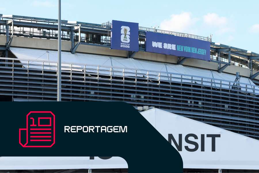 Fachada do MetLife Stadium e um dos símbolos do gargalo de mobilidade, a companhia de trânsito de Nova Jersey
