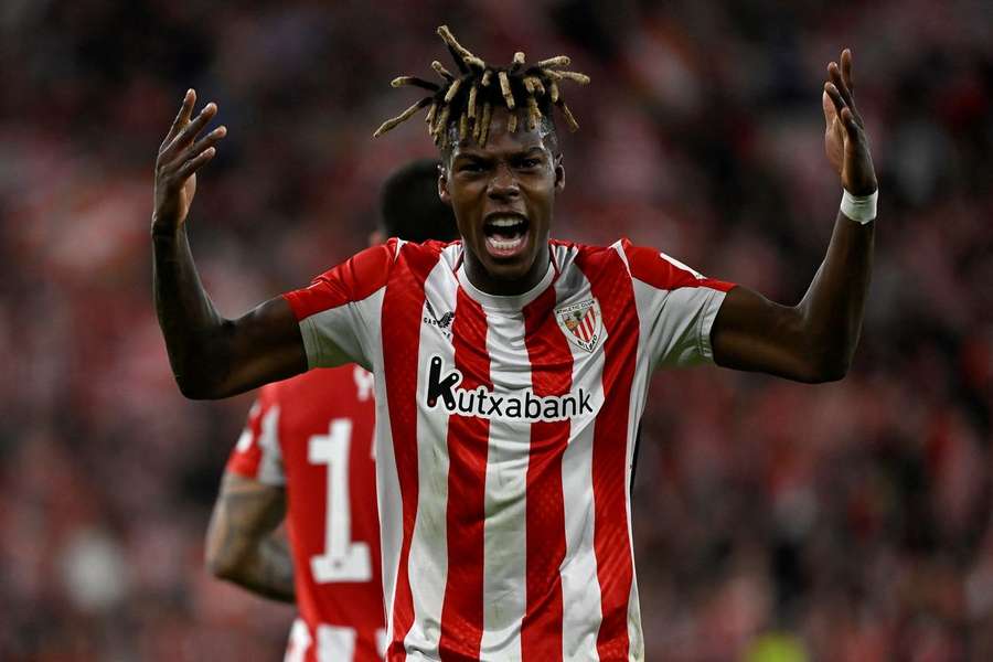 Nico Williams em destaque no Athletic