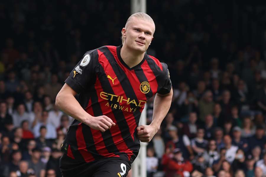 Erling Haaland has scored 50 goals in all competitions for Manchester City this season