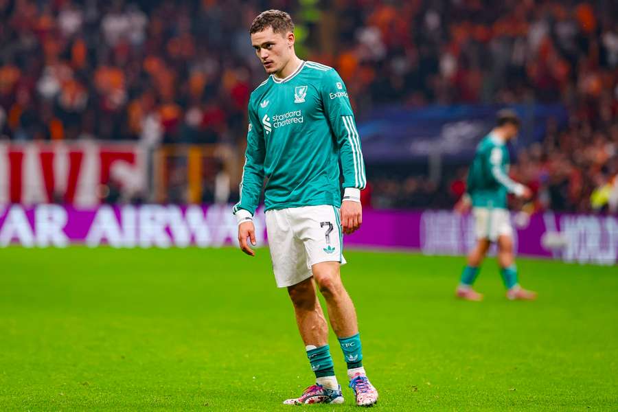 Florian Wirtz bei Liverpools 0:1-Niederlage bei Galatasaray Istanbul