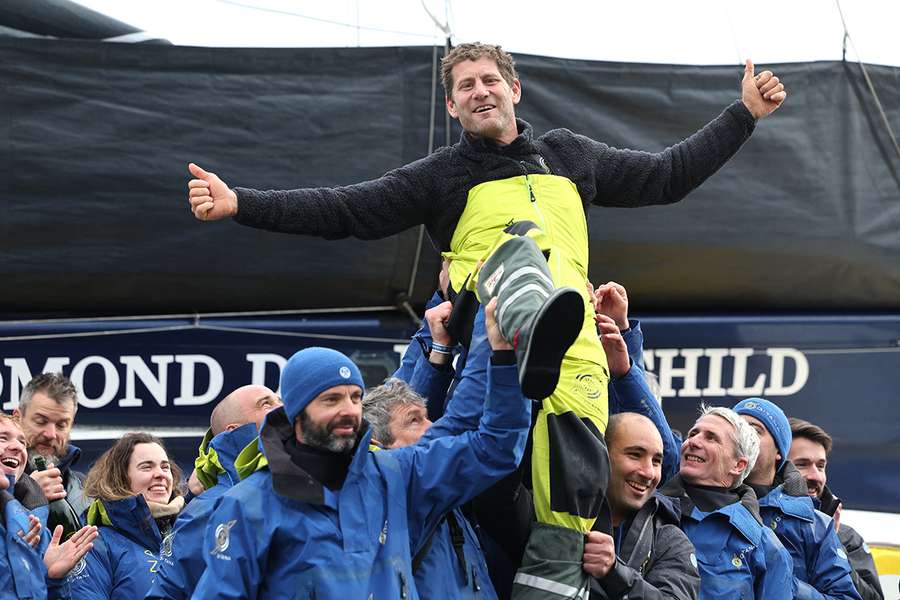 French sailor Caudrelier wins first round-the-world multi-hull race