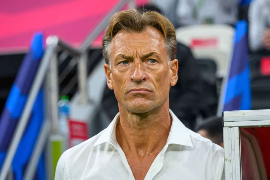 Hervé Renard lors de son expérience avec l'Arabie saoudite. Hervé Renard lors de son expérience avec l'Arabie saoudite.