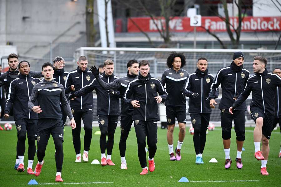 El Stuttgart se prepara para su partido de Liga de Campeones contra el PSG
